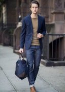 西裝搭配牛仔褲好看嗎？